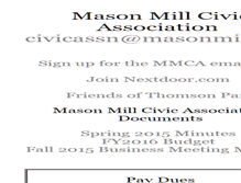 Tablet Screenshot of masonmill.org